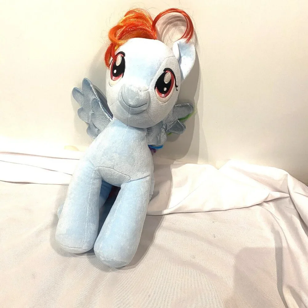 build a bear workshop‎ my little pony stuffed plush horse rainbow dash lighting